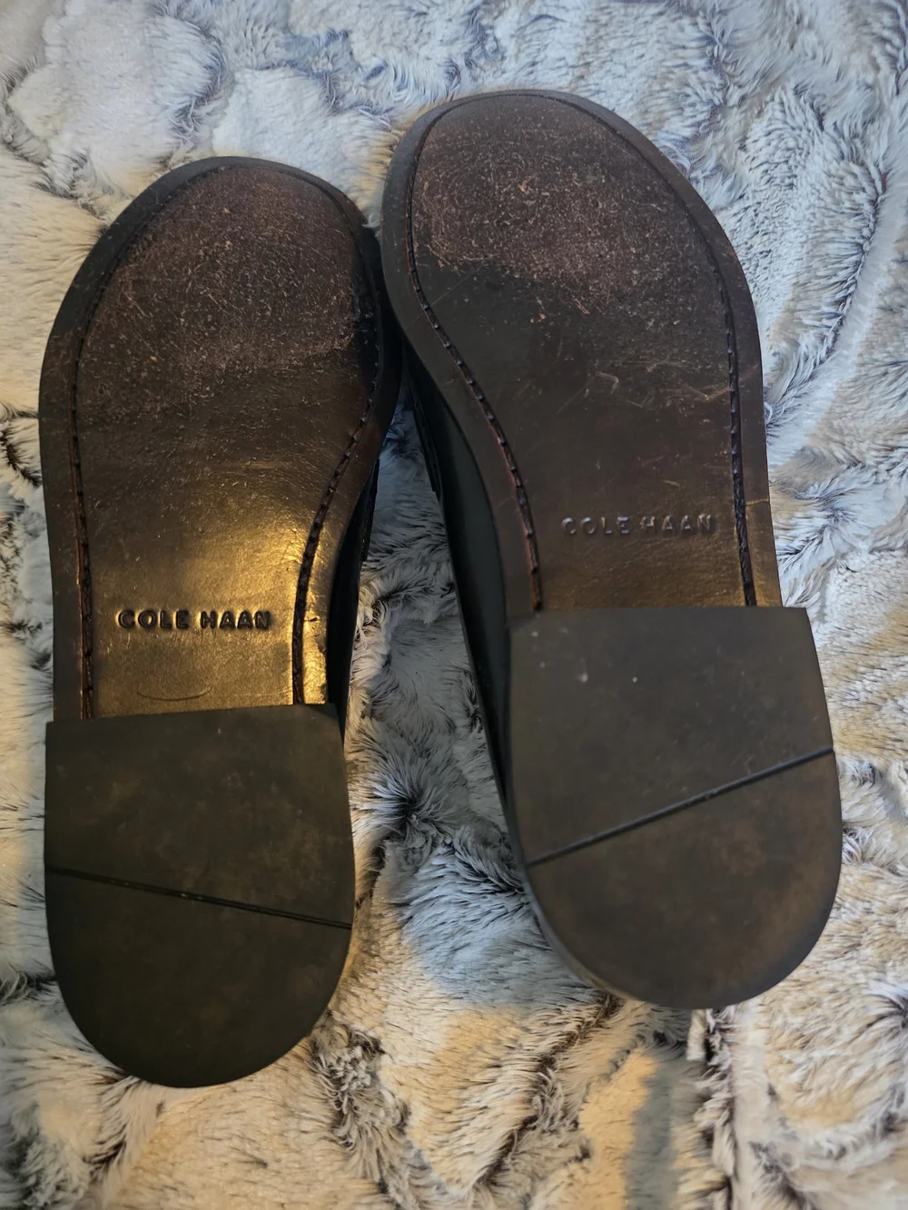 Cole Haan Classic Black Men's Pinch Tassel Loafers Sz 9 EUC 03506